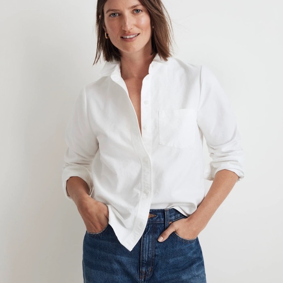 Madewell New Bedford Mass Ixford button up shirt size small - Picture 1 of 4